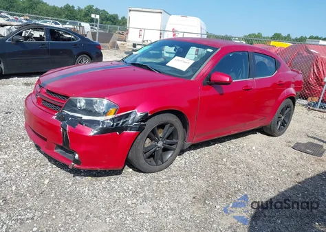 2013 Dodge Avenger Sxt from USA, damaged, VIN 1C3CDZCG5DN586027